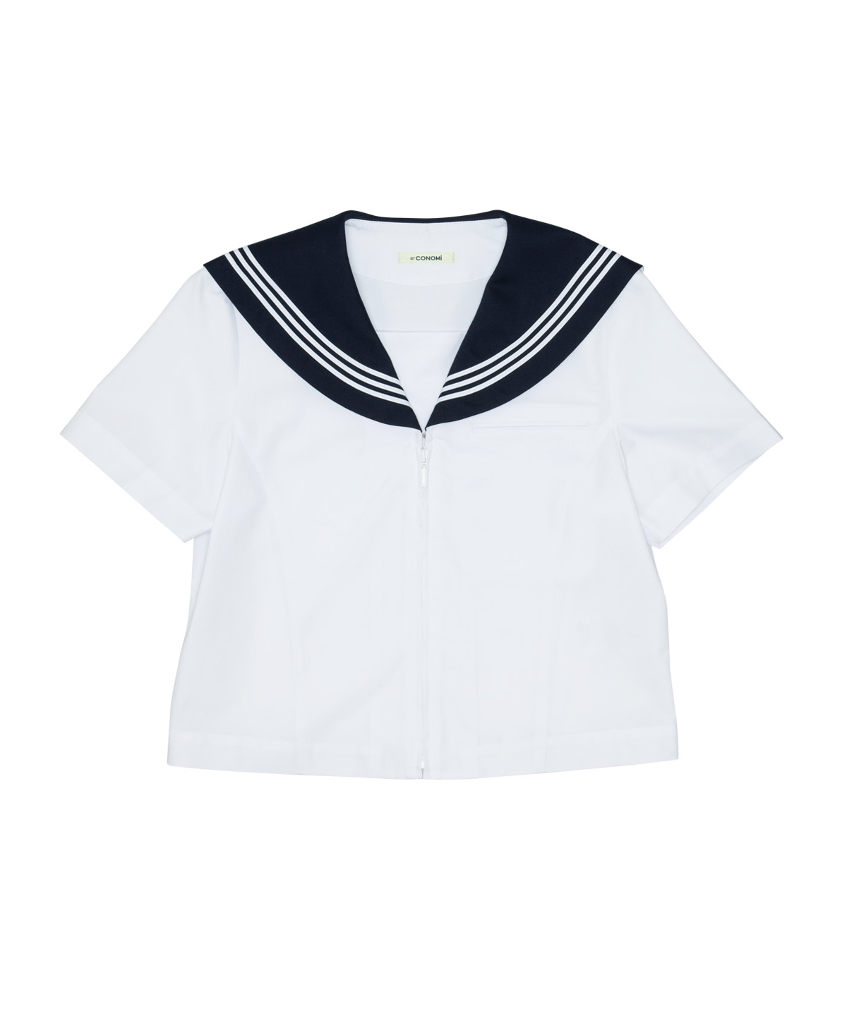 〔M〕夏セーラー服半袖　ホワイト　