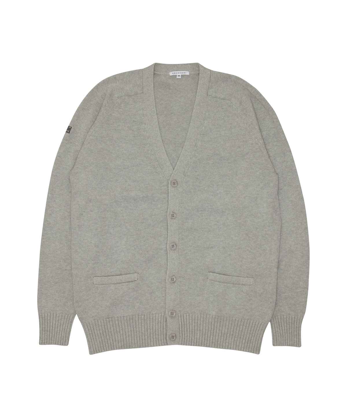 〔M〕ゆったりカーディガン　グレー